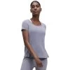 On Running On Active-T Breathe Dames T-Shirt - Granite 2 On Running On Active-T Breathe Dames T-Shirt - Granite -ON RUNNING Winkel on running active t breathe women running shirt granite 2 1279336 1297965 1416032