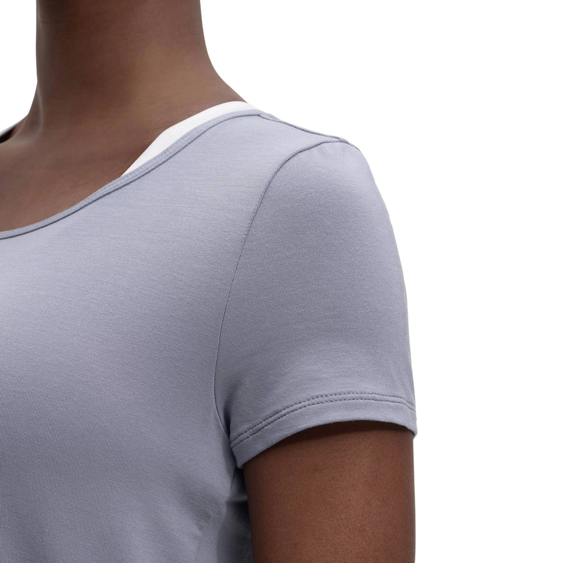 On Running On Active-T Breathe Dames T-Shirt - Granite 10 On Running On Active-T Breathe Dames T-Shirt - Granite - Afbeelding 8