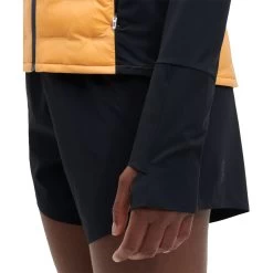 On Running On Climate Dames Jas - Mango & Black 17 On Running On Climate Dames Jas - Mango & Black -ON RUNNING Winkel on running climate jacket women mango black 7 1279404