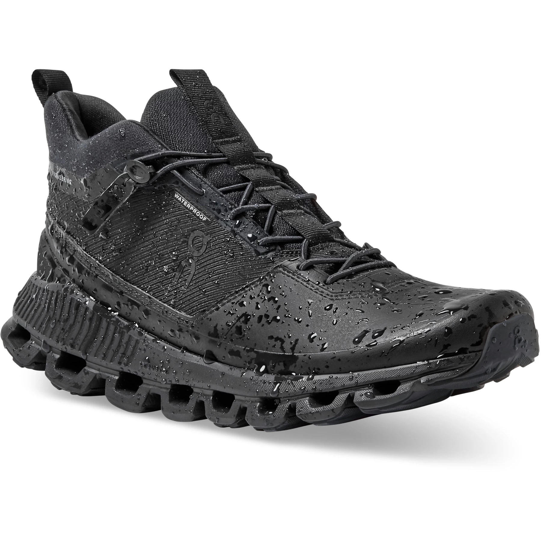 On Running On Cloud Hi Waterproof Women's Shoe - All Black 6 On Running On Cloud Hi Waterproof Women's Shoe - All Black - Afbeelding 4