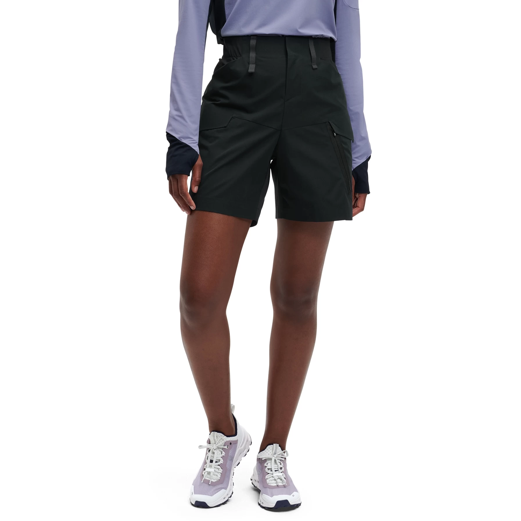 On Running On Explorer Shorts Dames Wandelbroek - Zwart 4 On Running On Explorer Shorts Dames Wandelbroek - Zwart - Afbeelding 2