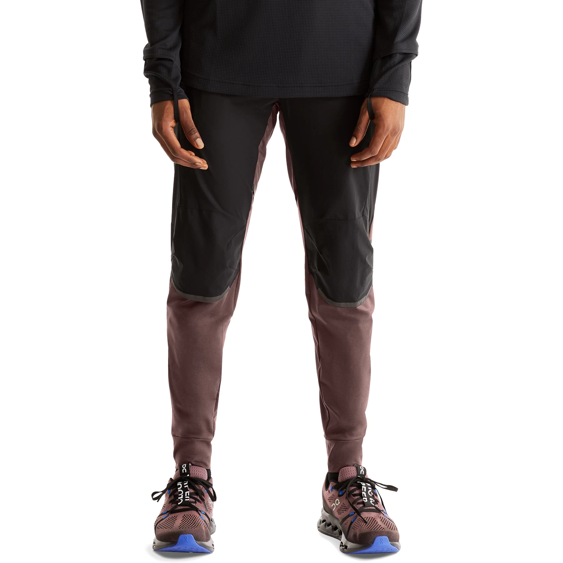 On Running Pants Hardloopbroek - Grape & Zwart 3 On Running Pants Hardloopbroek - Grape & Zwart