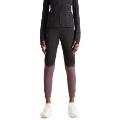 On Running Pants Dames Hardloop-Tights - Grape & Zwart