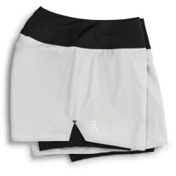 On Running Shorts Dames Hardloopbroek - Glacier & Black