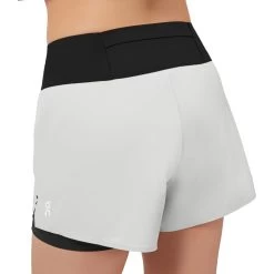 On Running Shorts Dames Hardloopbroek - Glacier & Black 17 On Running Shorts Dames Hardloopbroek - Glacier & Black -ON RUNNING Winkel on running shorts women glacier black 7 949139