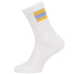 On Running On Tennis Sock Women - White & Mustard