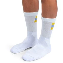 On Running On Tennis Sock - White & Mustard 10 On Running On Tennis Sock - White & Mustard -ON RUNNING Winkel on running tennis sock white mustard 3 1263241