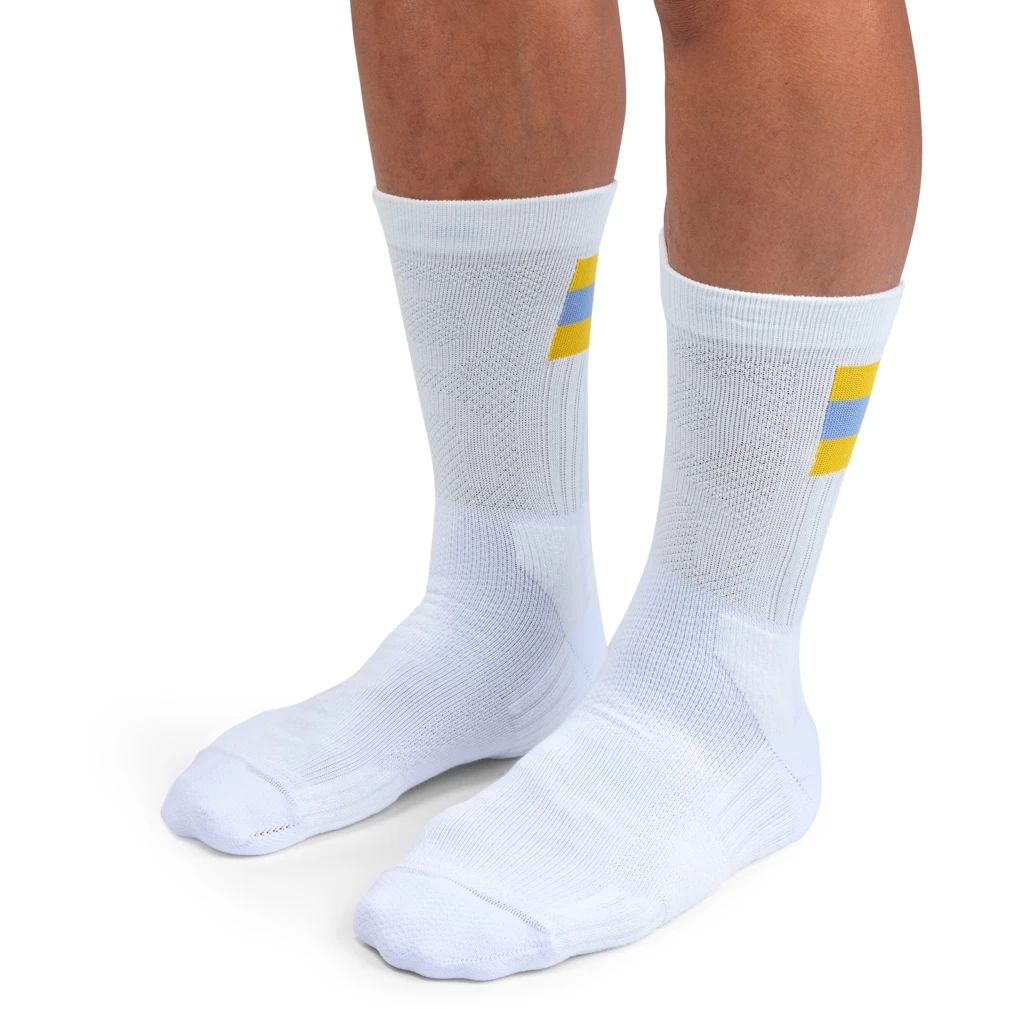 On Running On Tennis Sock - White & Mustard 5 On Running On Tennis Sock - White & Mustard - Afbeelding 3