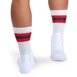 On Running On Tennis Sock - White & Red 10 On Running On Tennis Sock - White & Red -ON RUNNING Winkel on running tennis sock white red 4 1263261