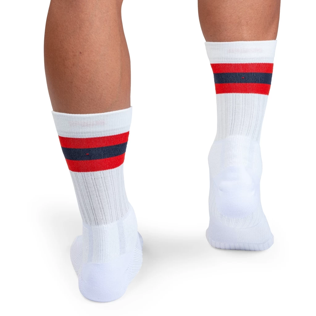 On Running On Tennis Sock - White & Red 6 On Running On Tennis Sock - White & Red - Afbeelding 4