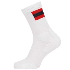 On Running On Tennis Sock - White & Red