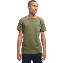 On Running On T Shirt - Olive
