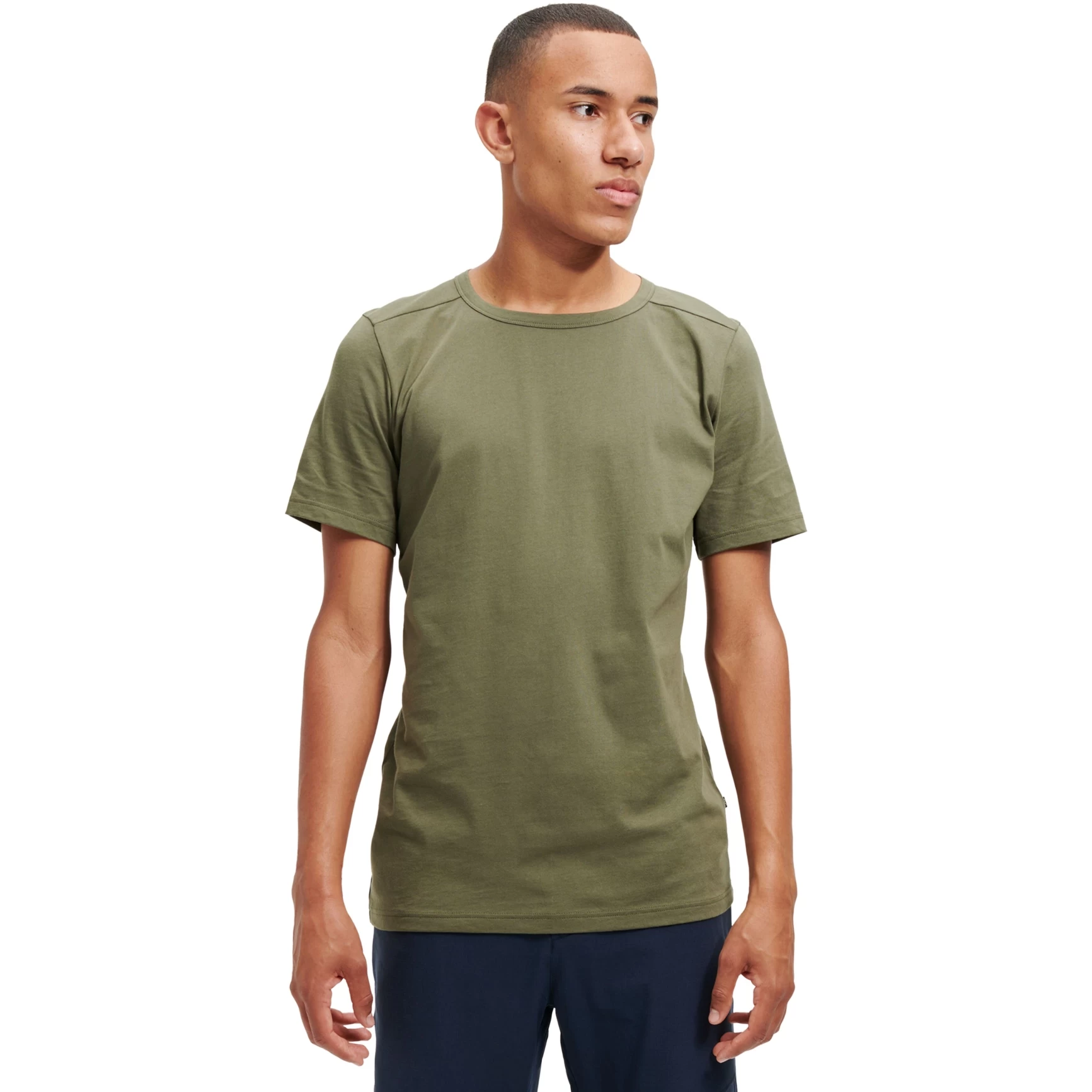 On Running On T Shirt - Olive 3 On Running On T Shirt - Olive