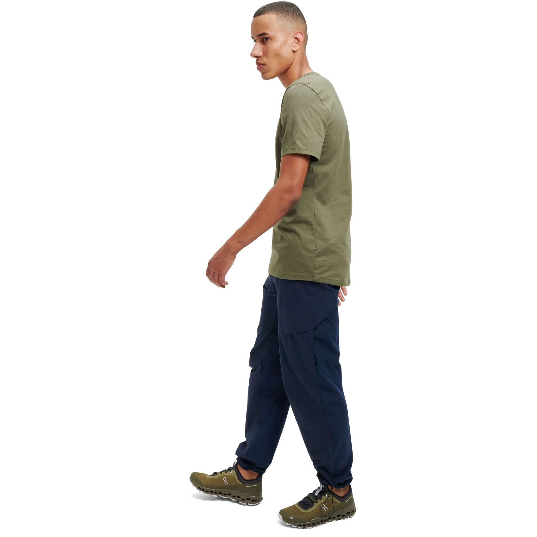 On Running On T Shirt - Olive 4 On Running On T Shirt - Olive - Afbeelding 2