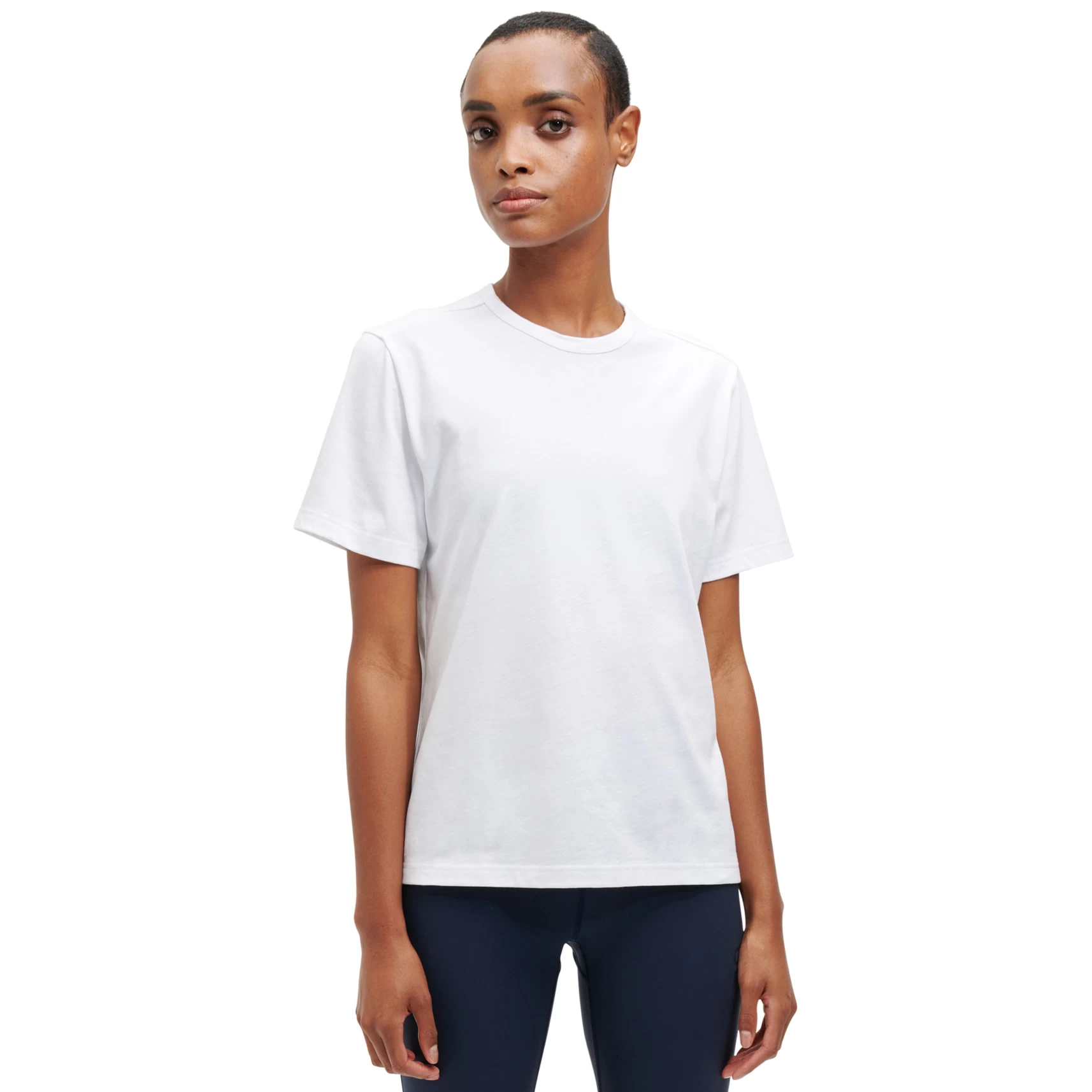 On Running On T Women T-Shirt - White 3 On Running On T Women T-Shirt - White