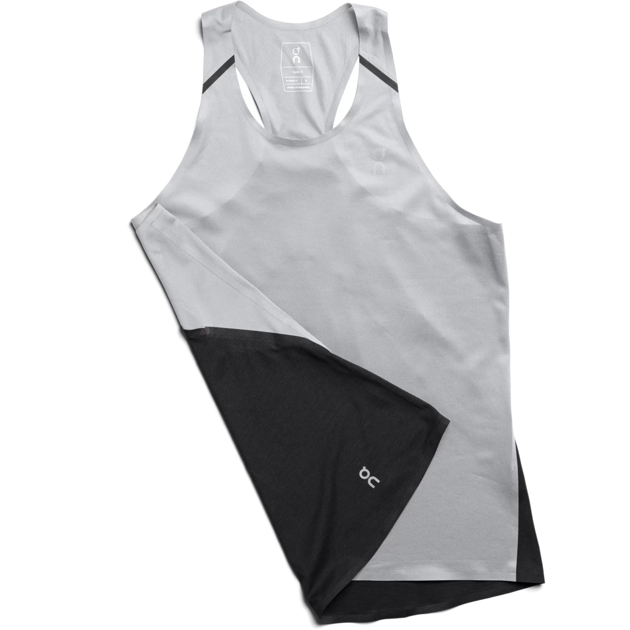 On Running On Tank-T Dames Hardloopshirt - Glacier & Black 6 On Running On Tank-T Dames Hardloopshirt - Glacier & Black - Afbeelding 4