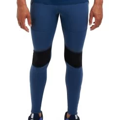On Running On Tights Long - Denim & Black