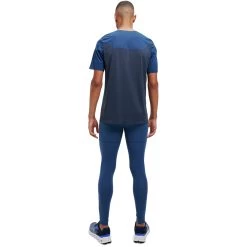 On Running On Tights Long - Denim & Black -ON RUNNING Winkel on tights long denim black 4 1153747