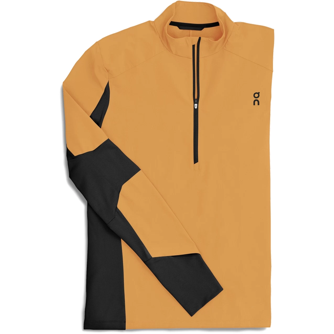 On Running On Trail Breaker Long Sleeve Running Shirt - Mango & Black 6 On Running On Trail Breaker Long Sleeve Running Shirt - Mango & Black - Afbeelding 4