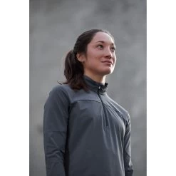 On Running On Trail Breaker Women Long Sleeve Running Shirt - Dark & Black -ON RUNNING Winkel on trail breaker women long sleeve running shirt dark black 11 949091