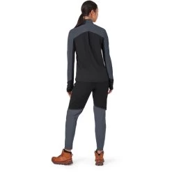On Running On Trail Breaker Women Long Sleeve Running Shirt - Dark & Black -ON RUNNING Winkel on trail breaker women long sleeve running shirt dark black 4 949084