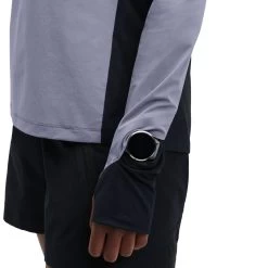 On Running On Trail Breaker Women Long Sleeve Running Shirt - Granite & Black -ON RUNNING Winkel on trail breaker women long sleeve running shirt granite black 8 1278781
