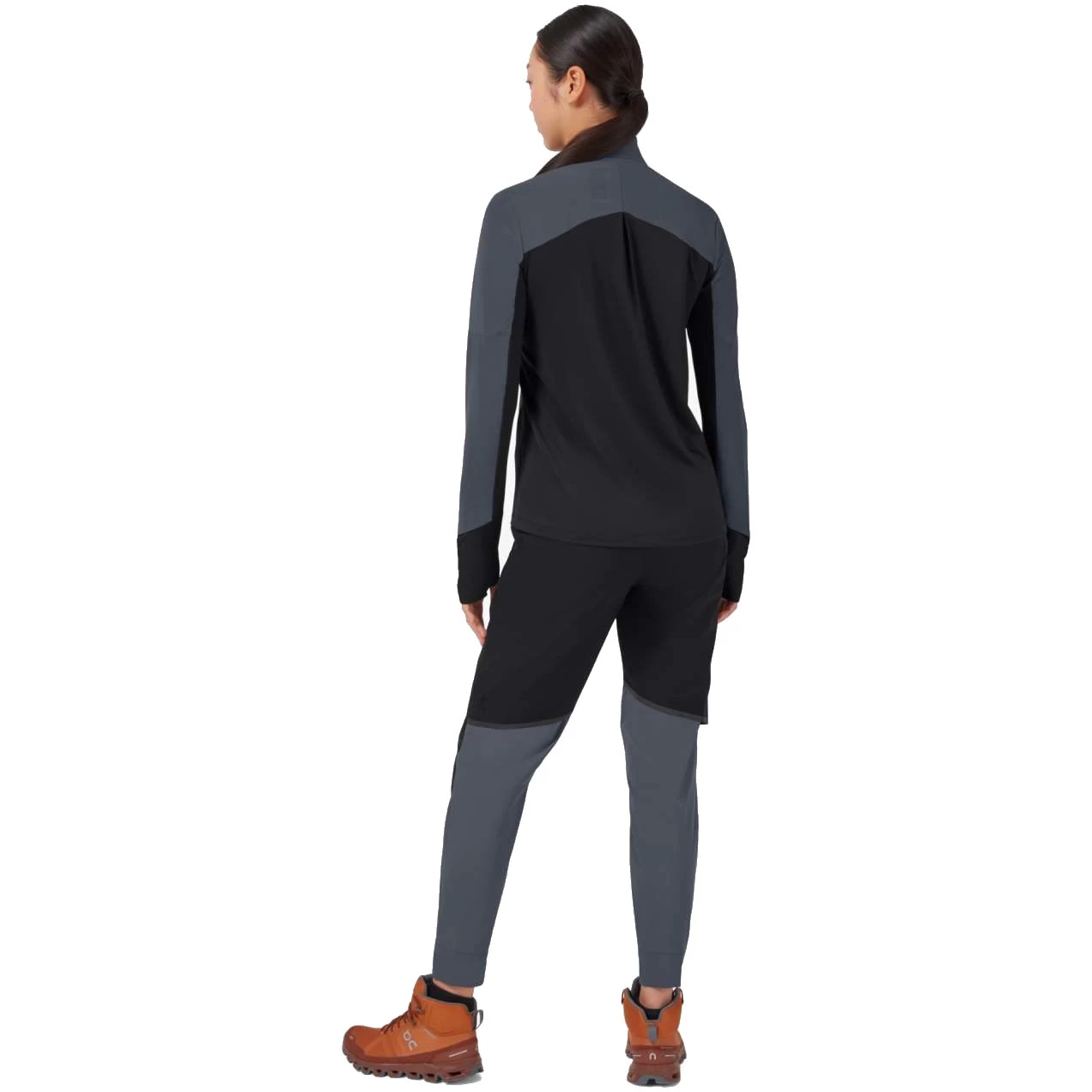 On Running On Waterproof Pants Women - Black & Dark 6 On Running On Waterproof Pants Women - Black & Dark - Afbeelding 4