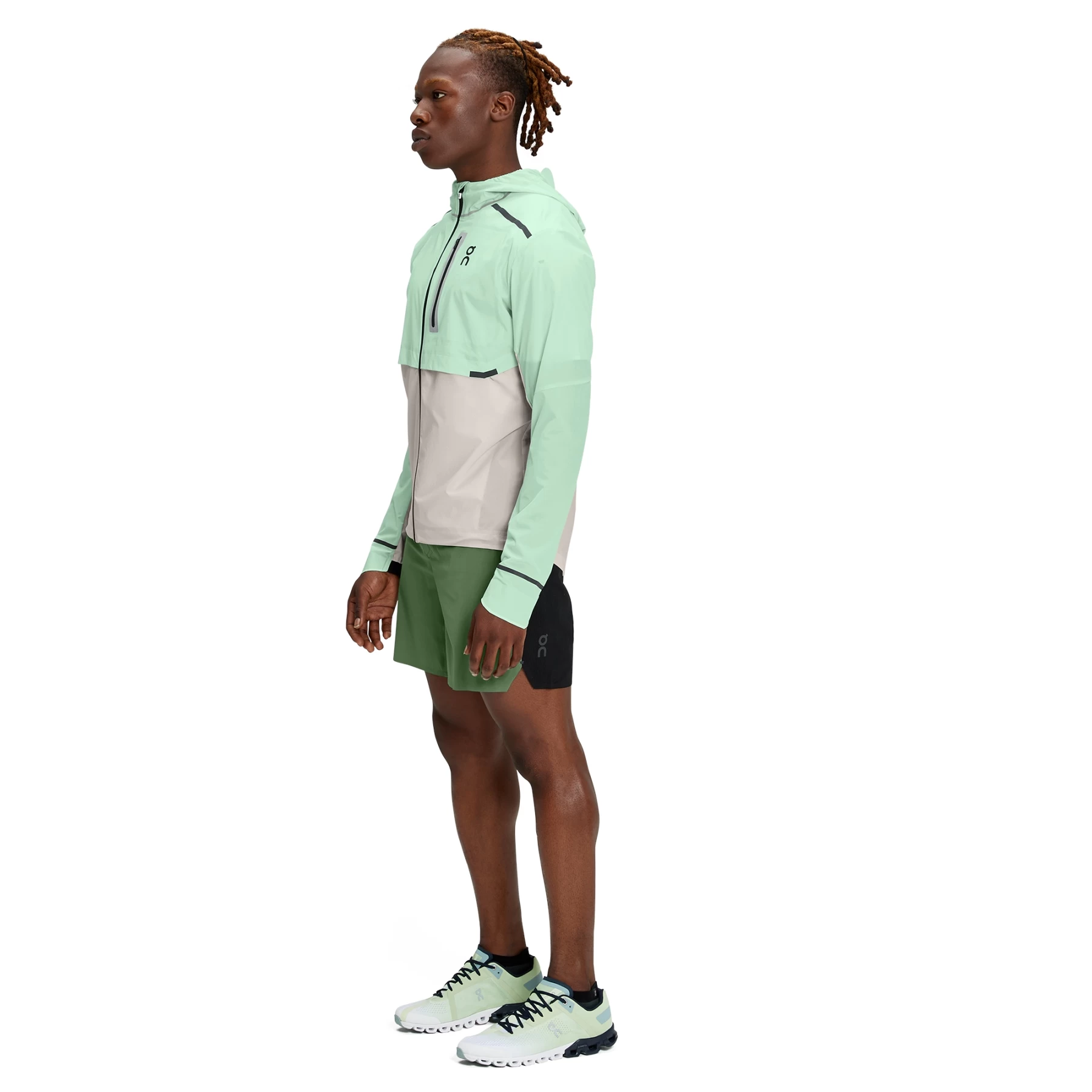 On Running On Weather Jacket Hardloopjack - Creek & Pearl 4 On Running On Weather Jacket Hardloopjack - Creek & Pearl - Afbeelding 2