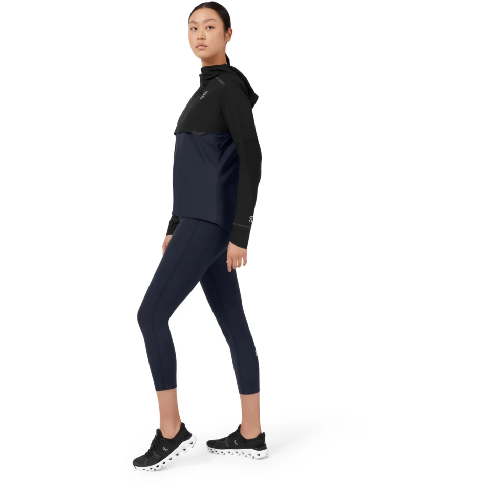 On Running On Weather Dames Hardloopjack - Black & Navy 4 On Running On Weather Dames Hardloopjack - Black & Navy - Afbeelding 2
