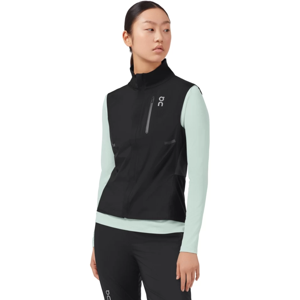 On Running On Weather Vest Women - Black 4 On Running On Weather Vest Women - Black - Afbeelding 2
