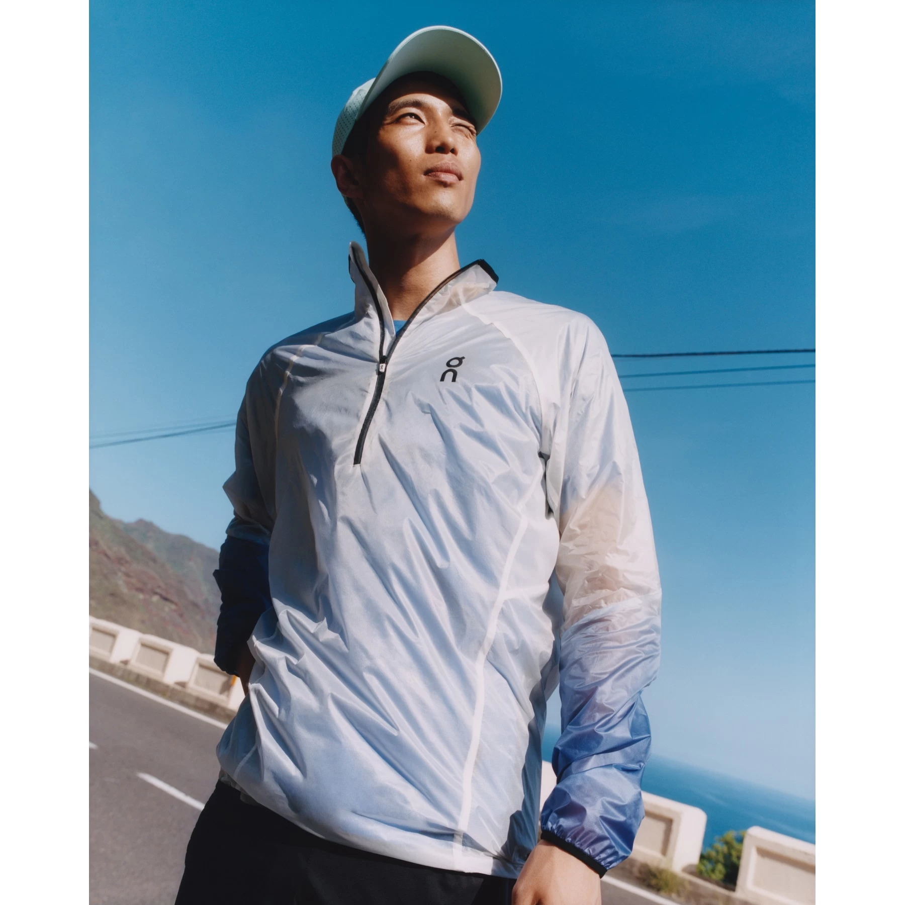 On Running On Zero Jacket Hardloopjack - Undyed-White & Cobalt 12 On Running On Zero Jacket Hardloopjack - Undyed-White & Cobalt - Afbeelding 10