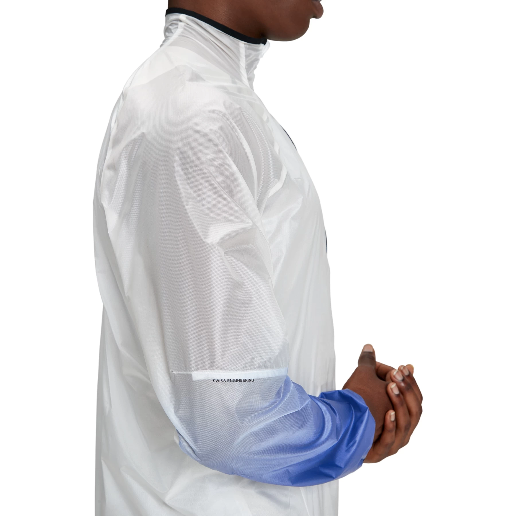 On Running On Zero Jacket Hardloopjack - Undyed-White & Cobalt 10 On Running On Zero Jacket Hardloopjack - Undyed-White & Cobalt - Afbeelding 8