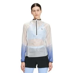 On Running On Zero Jacket Dames Hardloopjack - Undyed-White & Cobalt