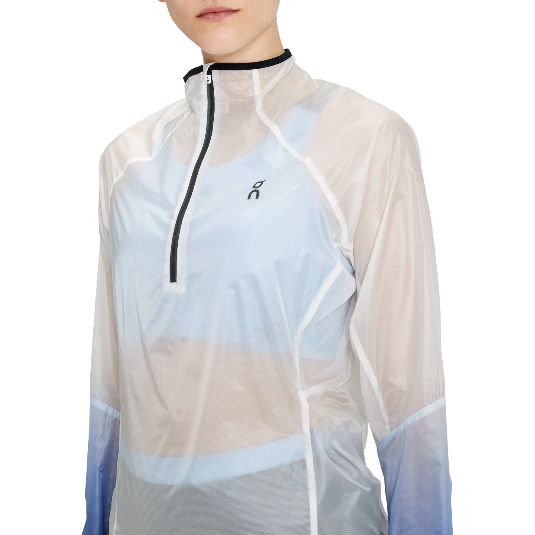 On Running On Zero Jacket Dames Hardloopjack - Undyed-White & Cobalt 6 On Running On Zero Jacket Dames Hardloopjack - Undyed-White & Cobalt - Afbeelding 4